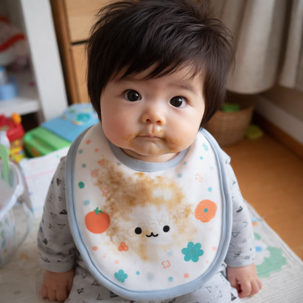 Baby Bibs – Pack of 3 Waterproof Silicone & Cotton Bibs