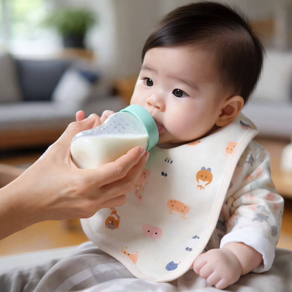 Baby Bibs – Pack of 3 Waterproof Silicone & Cotton Bibs