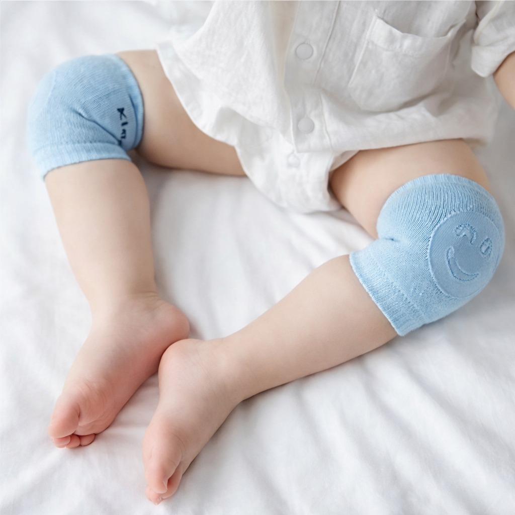 Baby Smiley Knee Pads Set (Random Color)