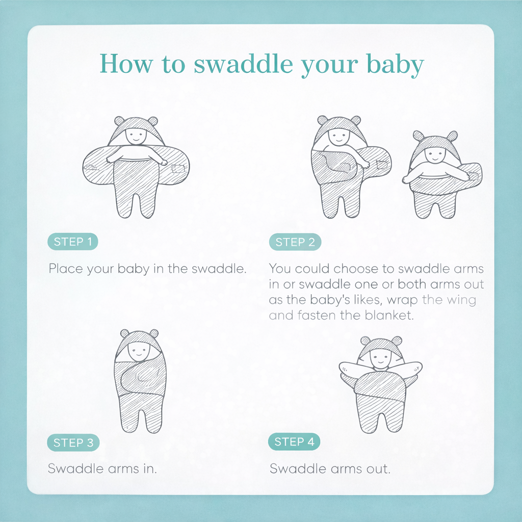 Baby Hooded Wearable Sleeping Bag