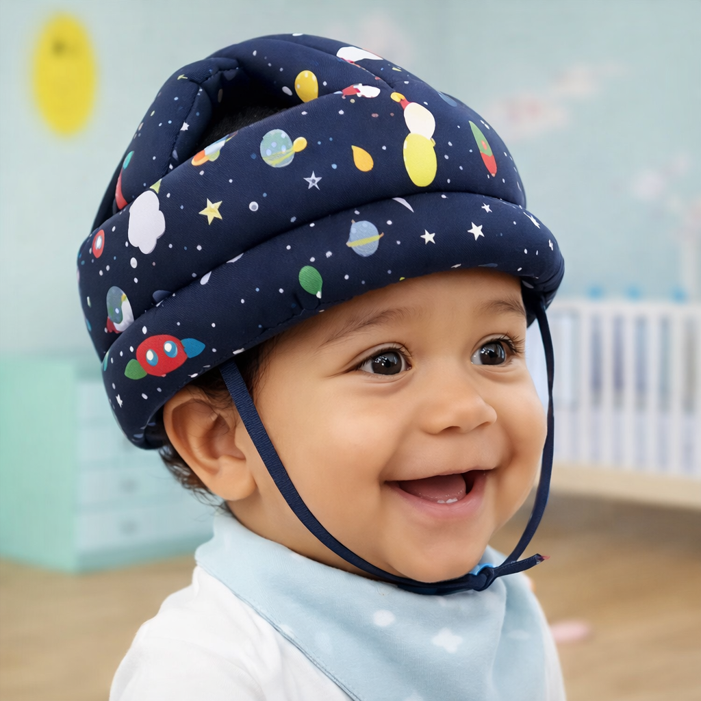 Soft Cushioned Baby Safety Helmet